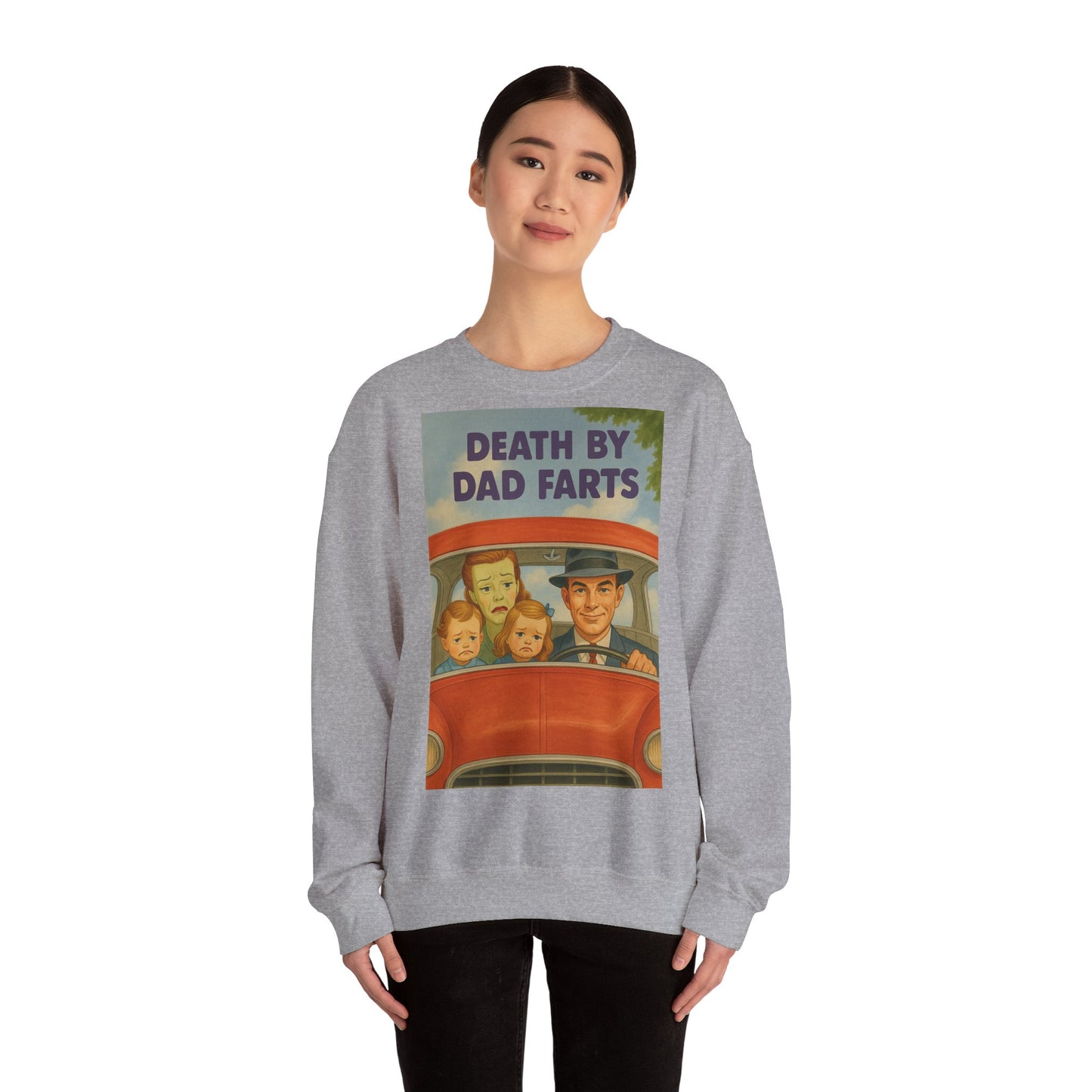 Sweatshirt – Dead by Dad Farts Sweatshirt – Lustiges Geschenk für Familien mit Humor | True Insights Design mit Humor