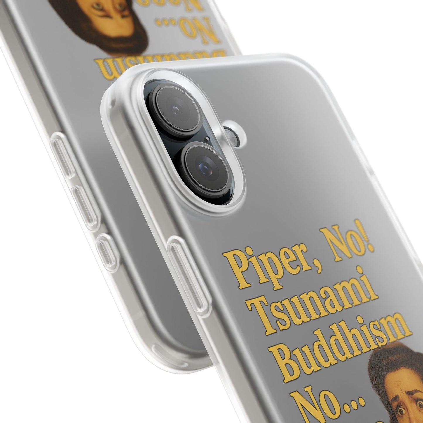 Retro-Drama Handyhülle – „Piper, No! Tsunami Buddhism Nooo“-Phone Case-True Insights