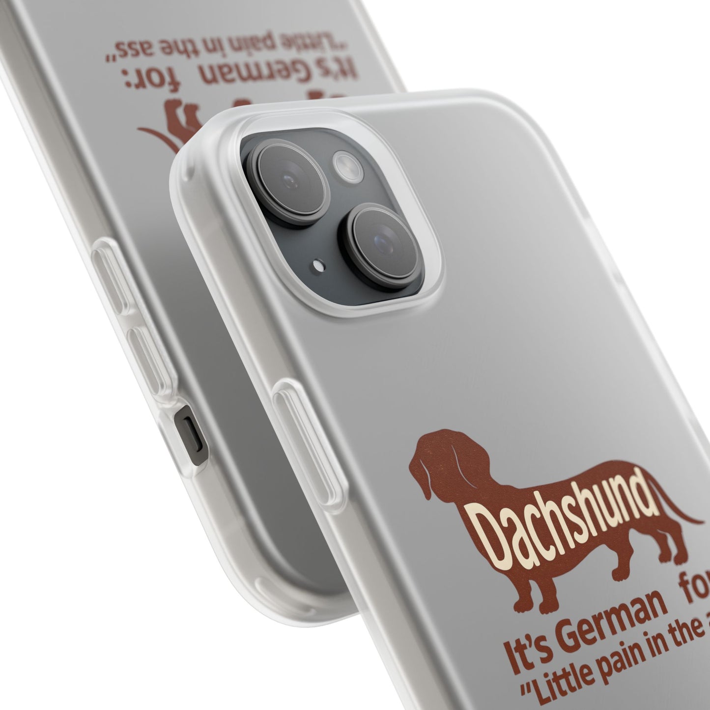 Witzige Dackel-Handyhülle – „Little Pain in the Ass“ – Lustiges Phone Case | True Insights – Bild 21