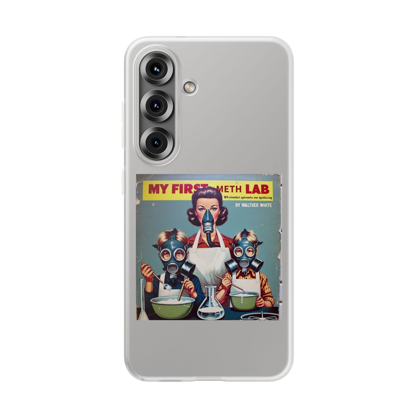 „My First Meth Lab“ Handyhülle – Schwarzer Humor im Retro-Look-Phone Case-True Insights