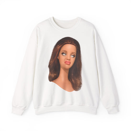 Lustiges Puppen-Gesicht T-Shirt | Genervter Blick Meme Shirt | Ironisches Statement Geschenk für Frauen