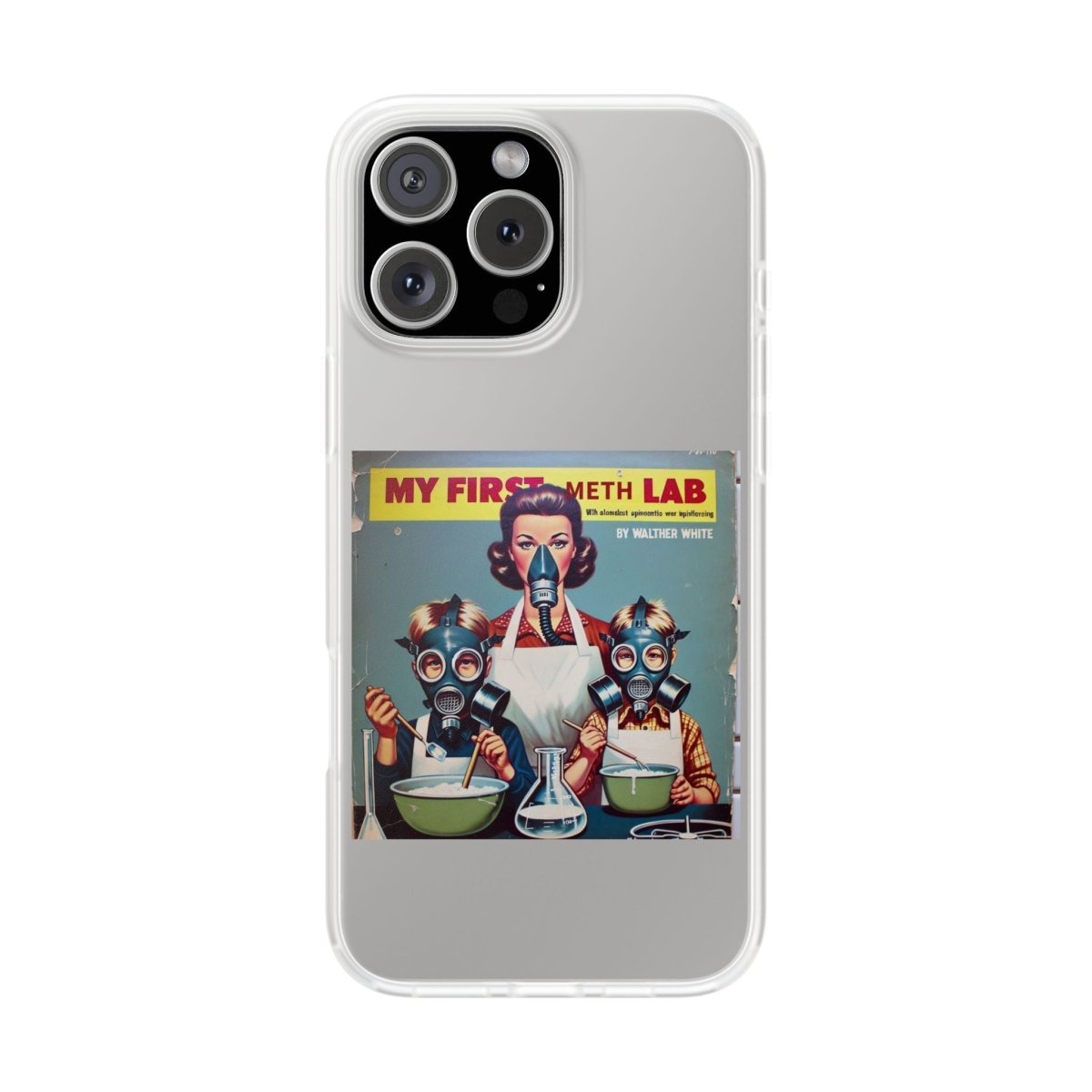 „My First Meth Lab“ Handyhülle – Schwarzer Humor im Retro-Look-Phone Case-True Insights