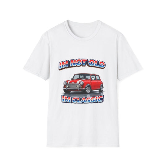 I'm Not Old I'm Classic | Italian Job T-Shirt | Mini Cooper Retro Shirt