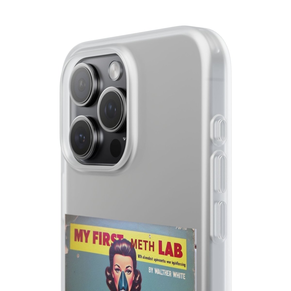 „My First Meth Lab“ Handyhülle – Schwarzer Humor im Retro-Look-Phone Case-True Insights