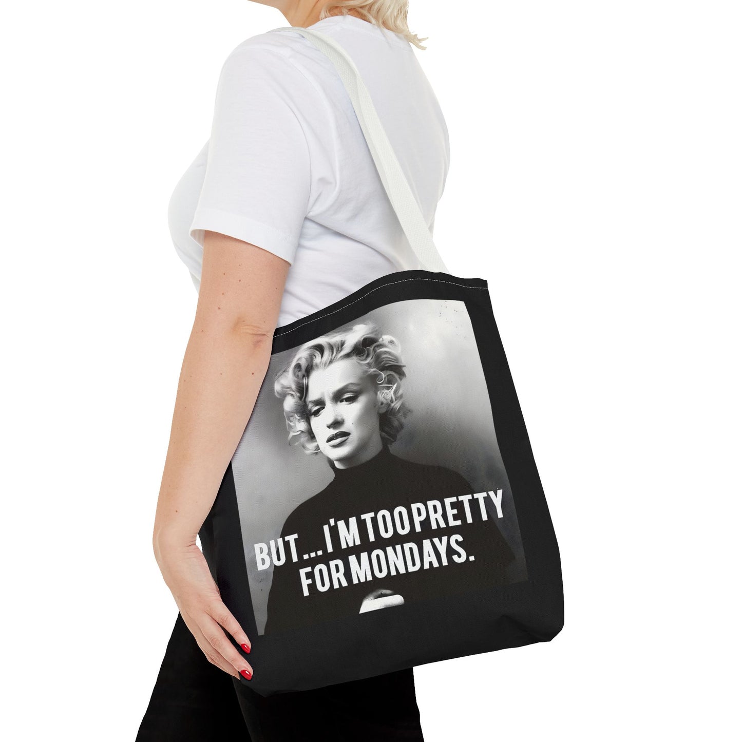 Vintage Damen T-Shirt – Too Pretty for Mondays – Retro Desig