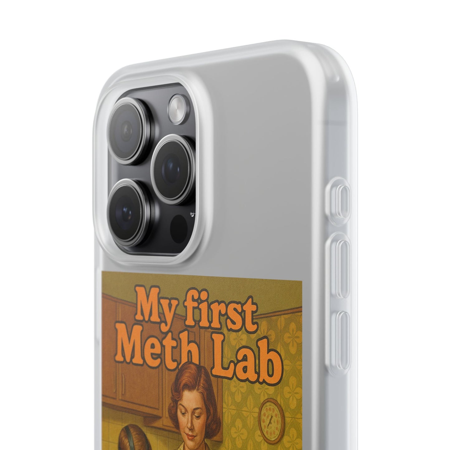 Satirisches Familienmotiv mit Chemie-Charme – stoßfest, kabellos ladbar & herrlich provokant.-Phone Case-True Insights