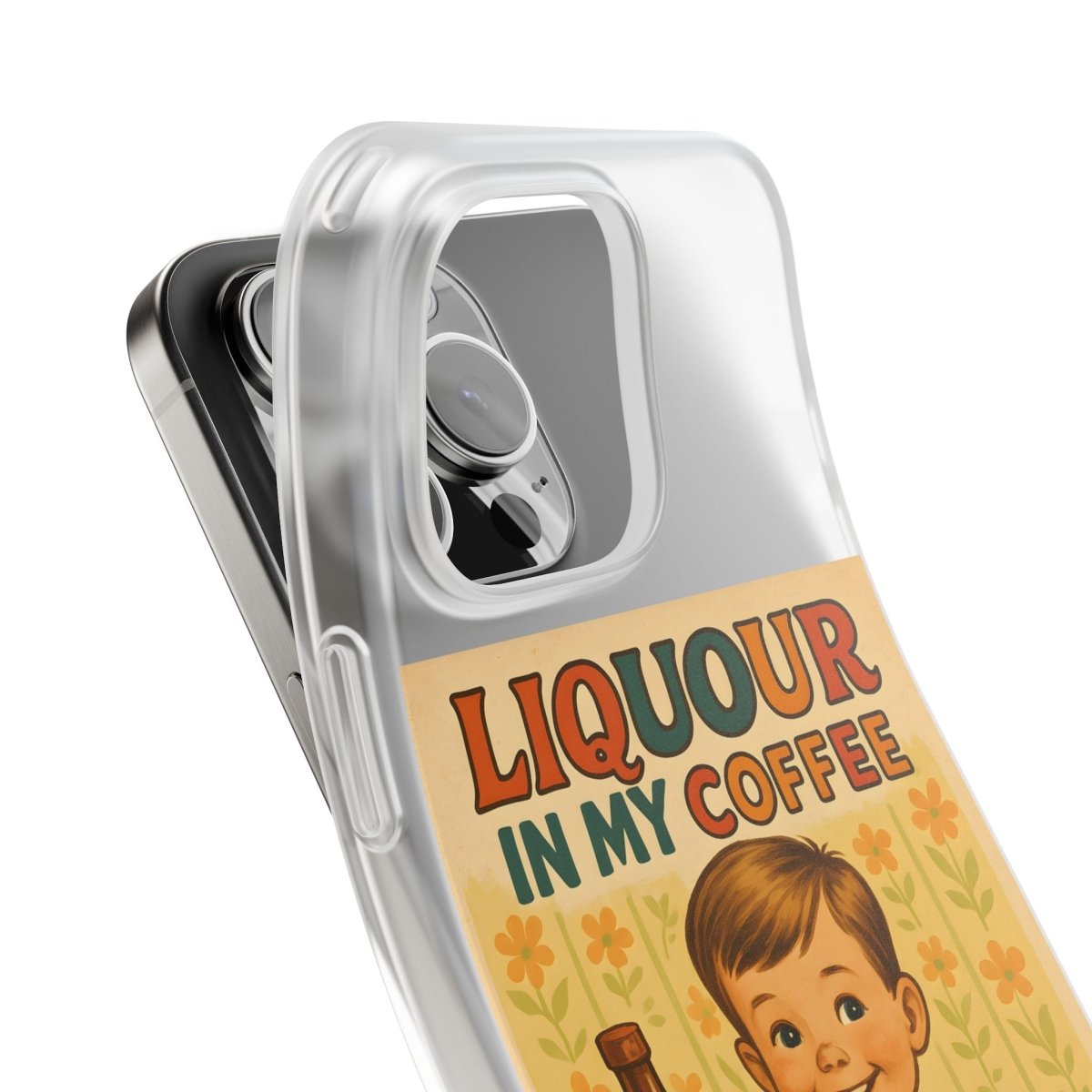 Handyhülle – „Liquor in My Coffee“ (Satire-Edition)-Phone Case-True Insights