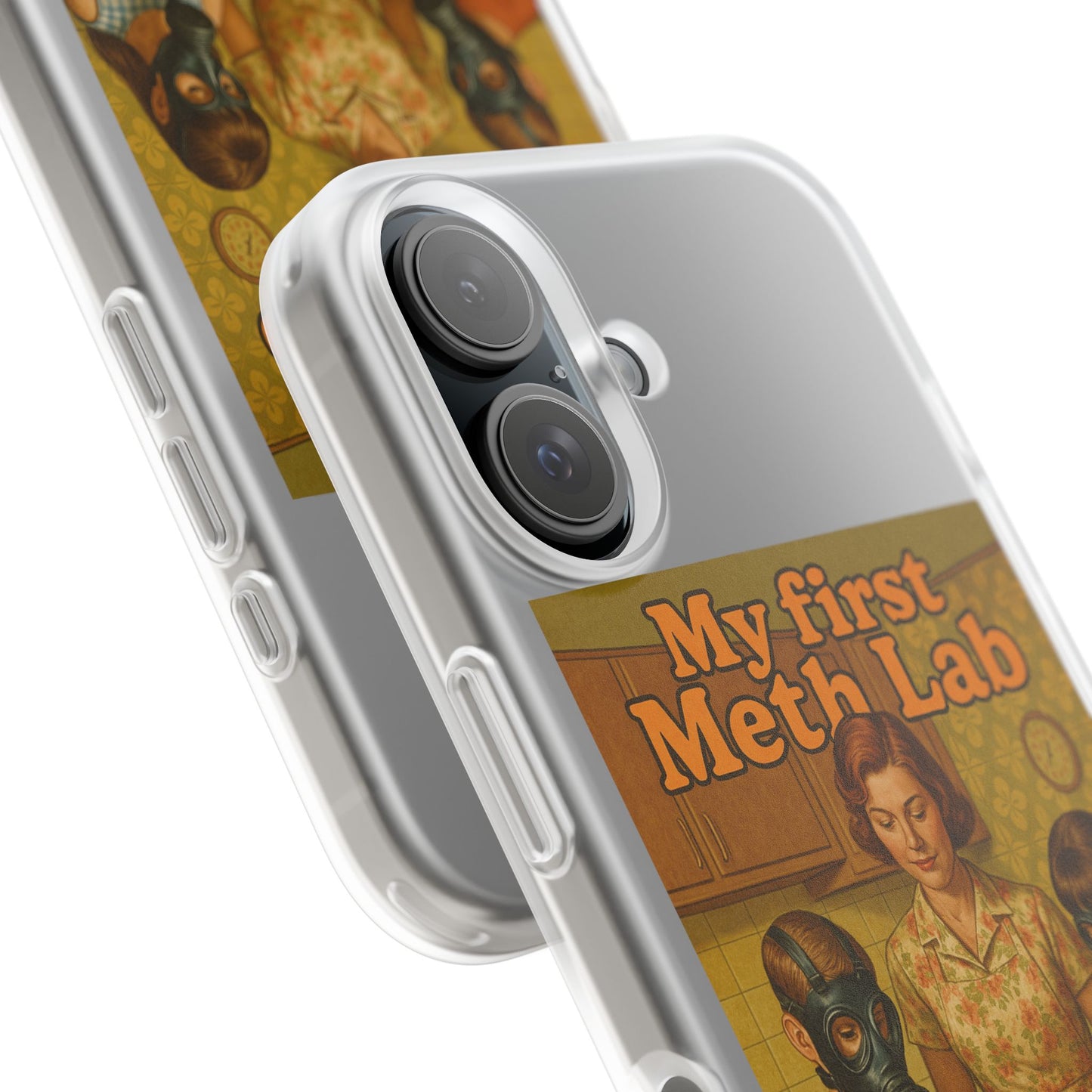 Satirisches Familienmotiv mit Chemie-Charme – stoßfest, kabellos ladbar & herrlich provokant.-Phone Case-True Insights