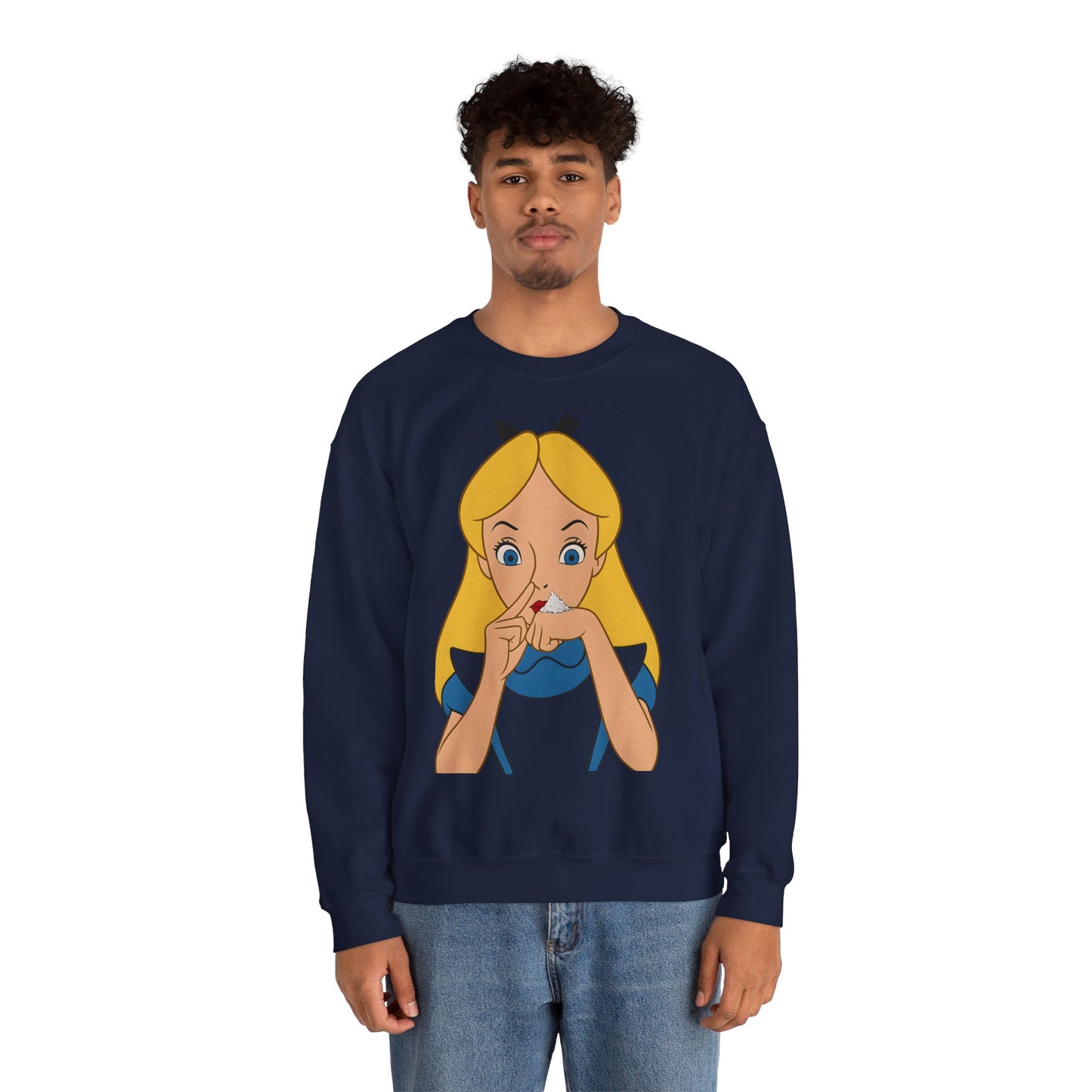 Sweatshirt – Satire Sweatshirt – "Alice im Rausch" Pop-Art Design | True Insights Design mit Humor