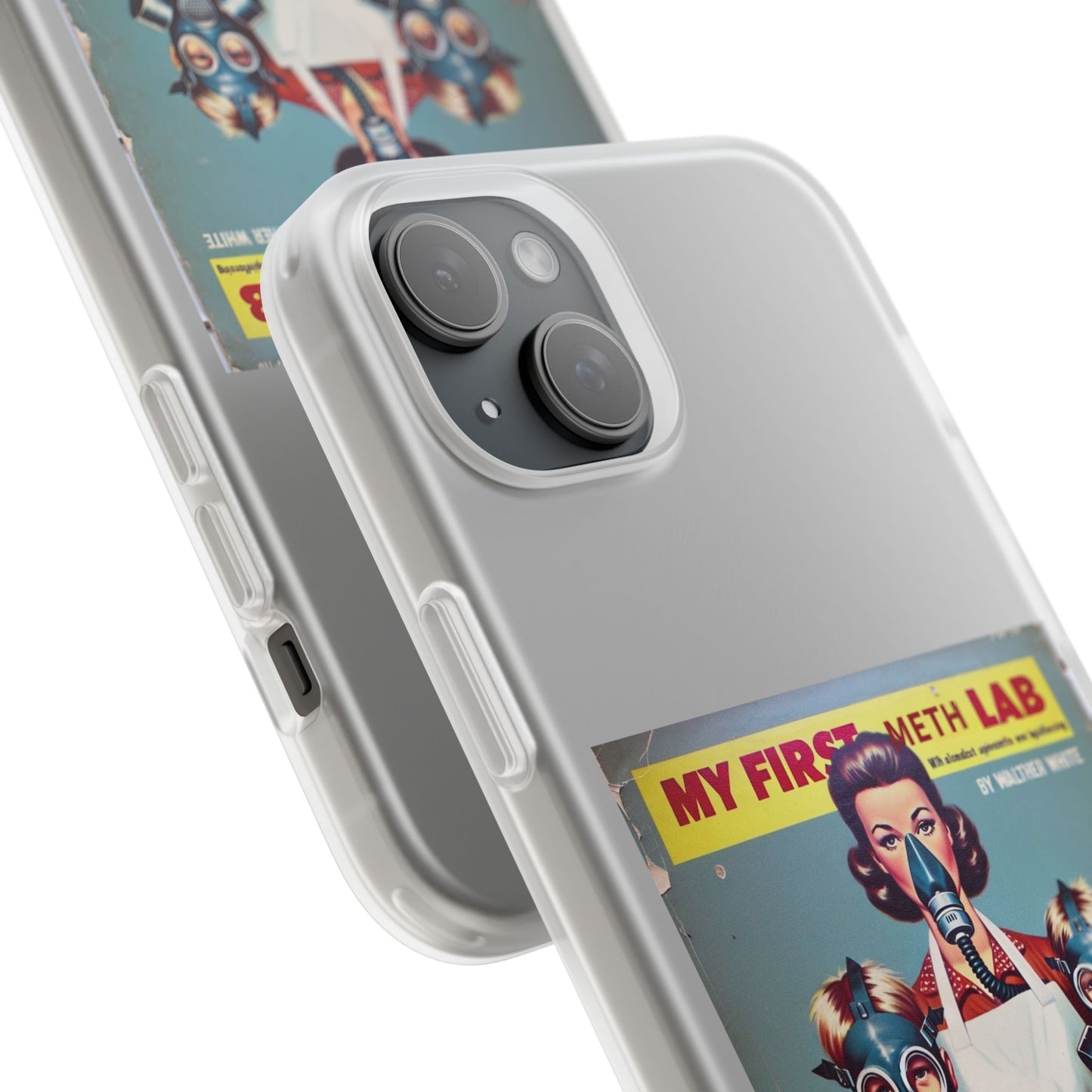 „My First Meth Lab“ Handyhülle – Schwarzer Humor im Retro-Look-Phone Case-True Insights