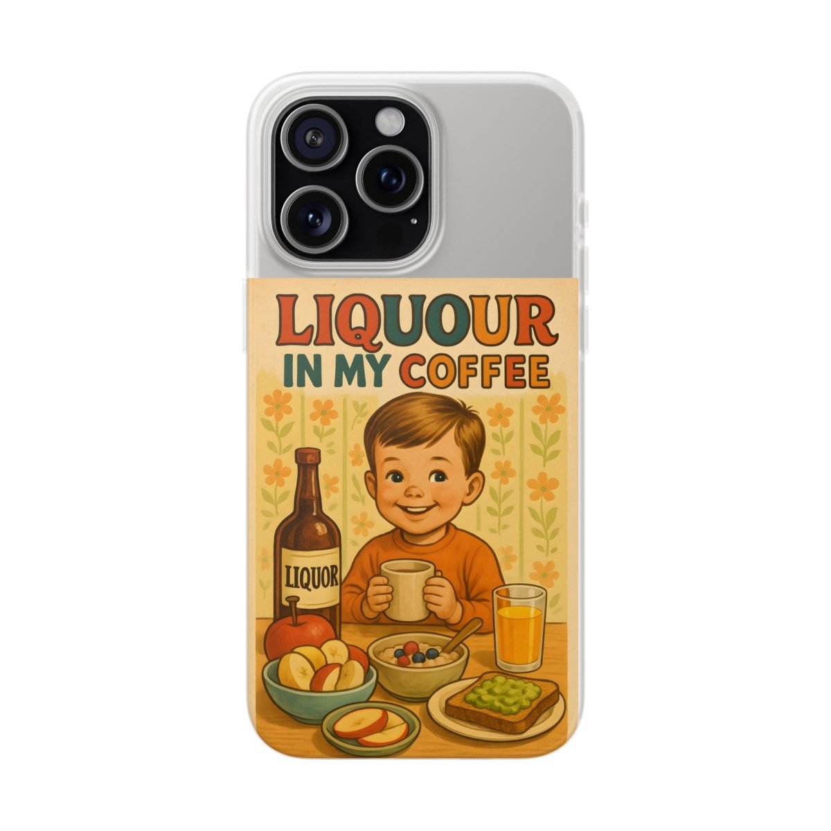 Handyhülle – „Liquor in My Coffee“ (Satire-Edition)-Phone Case-True Insights