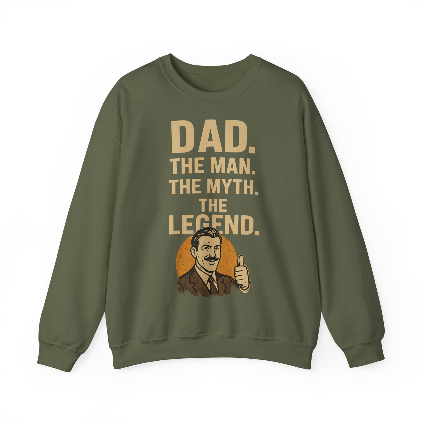 Sweatshirt – DAD. THE MAN. THE MYTH. THE LEGEND. - Sweatshirt für echte Legenden | True Insights Design mit Humor