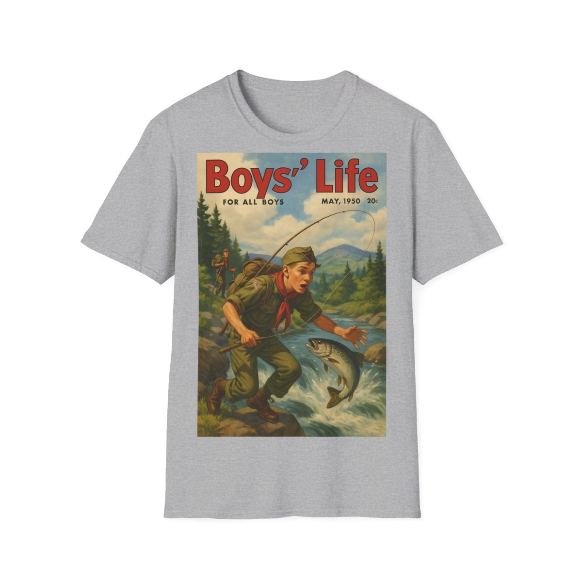 Vintage Motiv – Vintage „Boys’ Life“ T-Shirt – Retro-Pfadfinder-Motiv | True Insights Design mit Humor