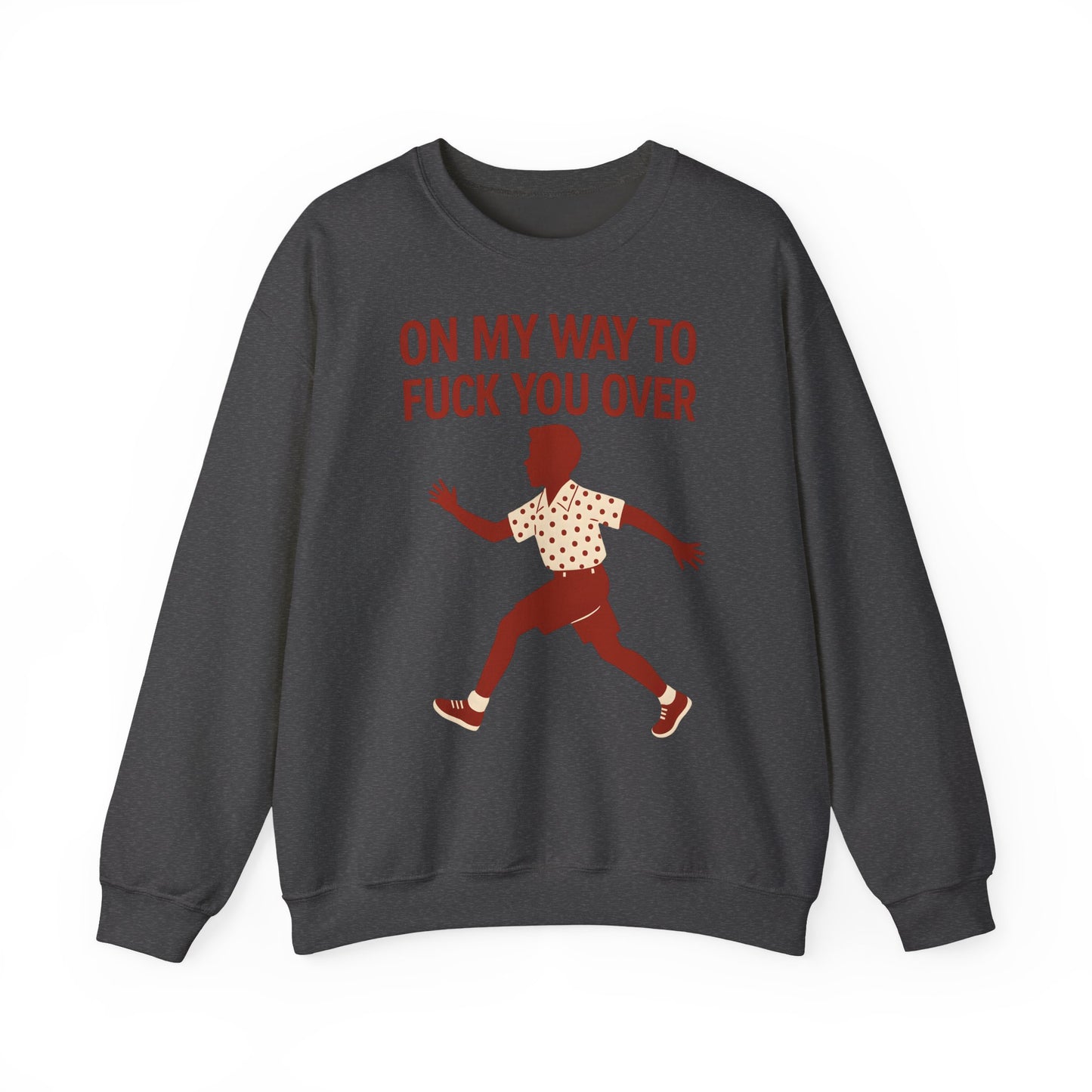 Sweatshirt – I Come to F*** You Over Sweatshirt – Provokantes Statement mit Humor | True Insights Design mit Humor