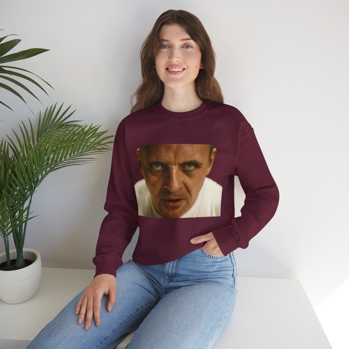 Sweatshirt – Intensivblick – Kultfilm-Sweatshirt mit ikonischem Motiv | Für Thriller-Fans & Satire-Liebhaber | True Insights Design mit Humor