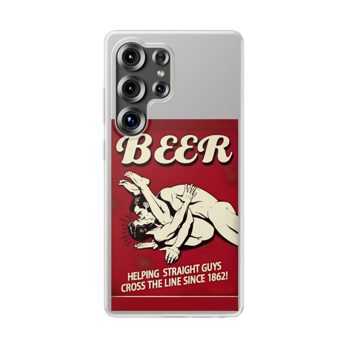 Helping Straight Guys Handyhülle – Retro Bier-Spruch als Design-Statement | Lustiges LGBTQ-Motiv-Phone Case-True Insights