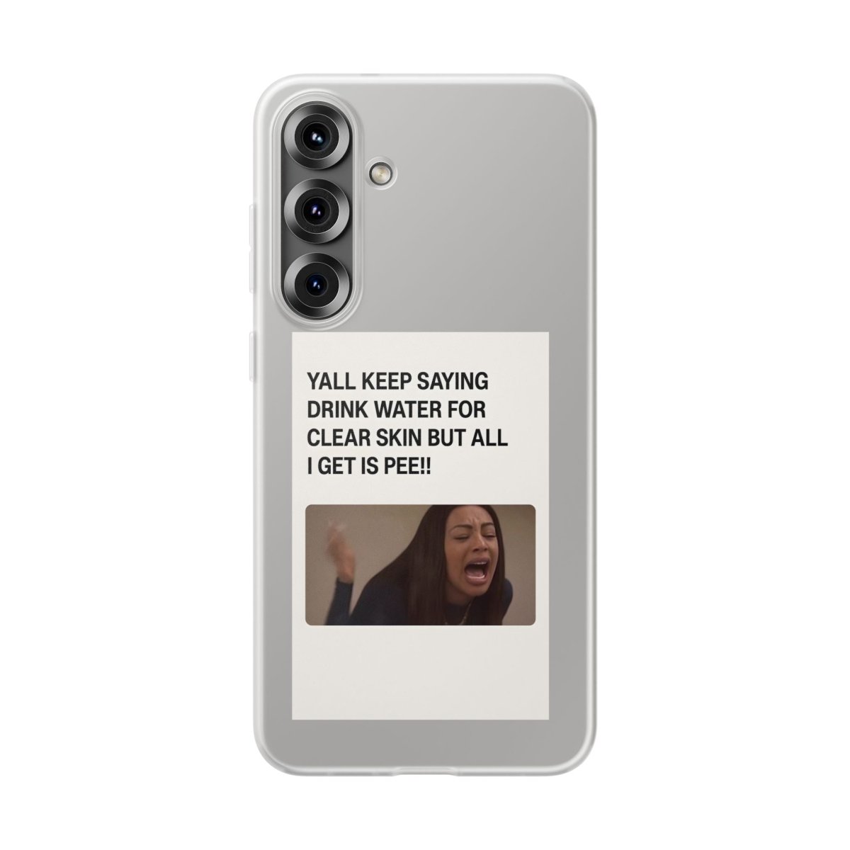 Drink Water, Pee – Handyhülle mit Flüssigkeit und Philosophie-Phone Case-True Insights