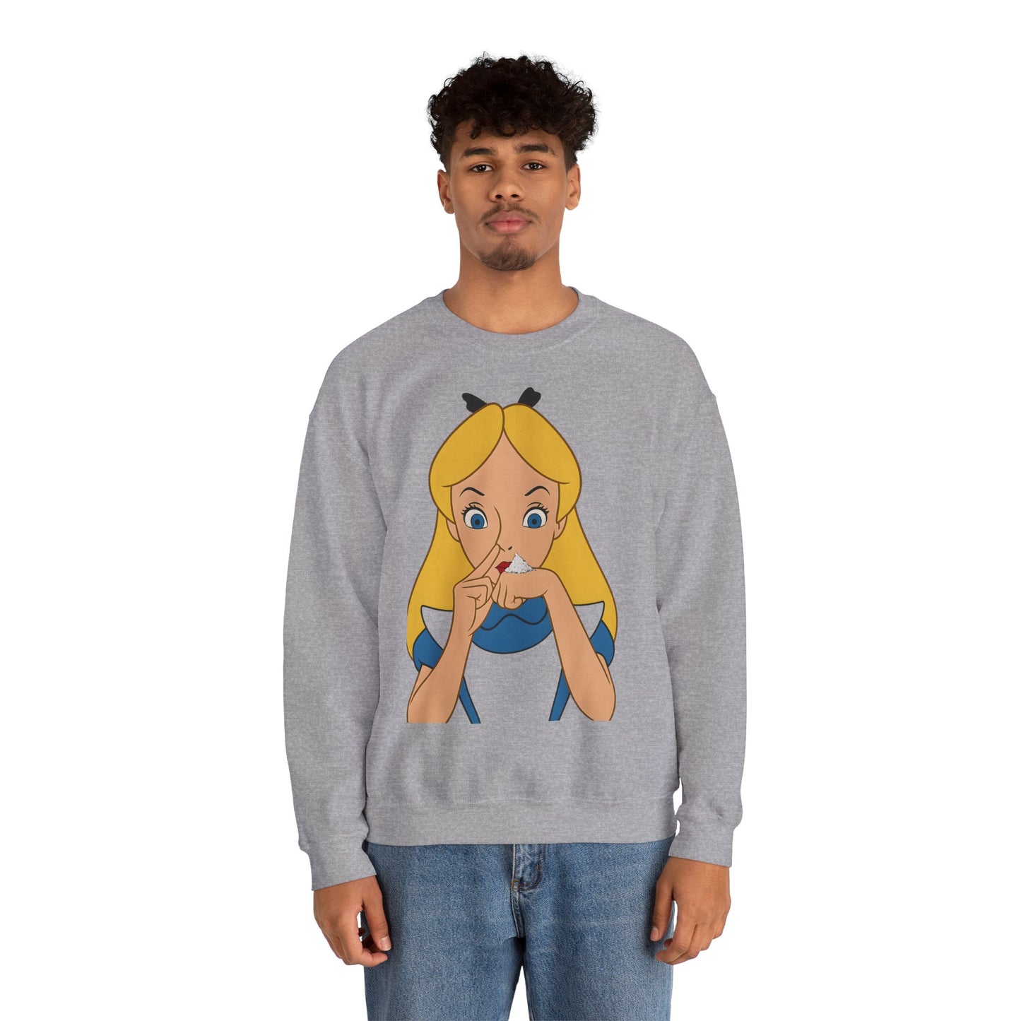 Sweatshirt – Satire Sweatshirt – "Alice im Rausch" Pop-Art Design | True Insights Design mit Humor