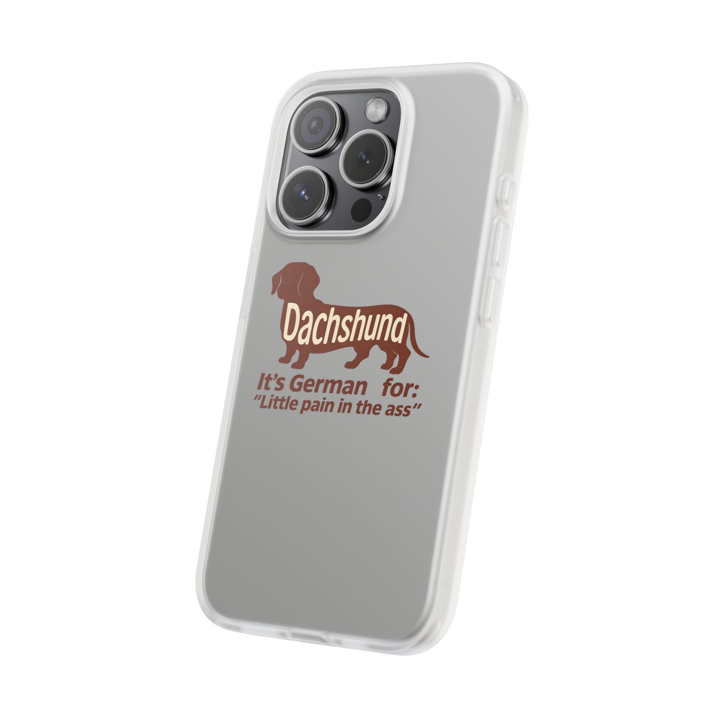 Witzige Dackel-Handyhülle – „Little Pain in the Ass“ – Lustiges Phone Case | True Insights – Bild 17
