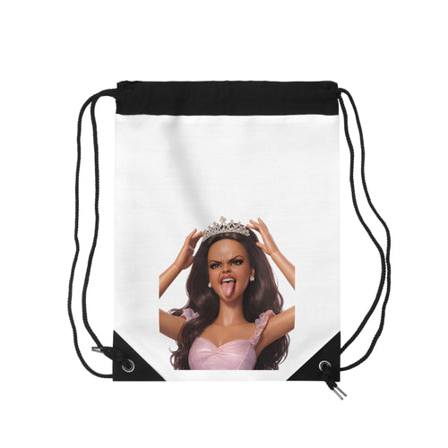 Barbicore Drawstring Bag — Retro Sailor Vintage Gym Sack | Frecher Puppen-Look Turnbeutel für Sport, Uni & Beach