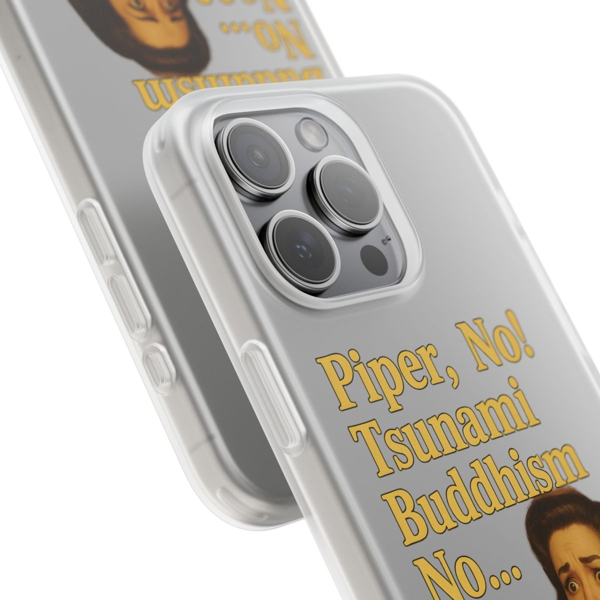 Retro-Drama Handyhülle – „Piper, No! Tsunami Buddhism Nooo“-Phone Case-True Insights