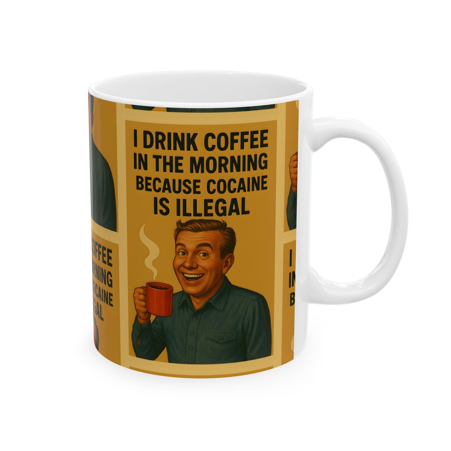 Funny Coffee Mug - Humor Gift for Coffee Lovers, Novelty Mug for Adults, Parody Coffee Cup, Gift for Birthdays and Holidays