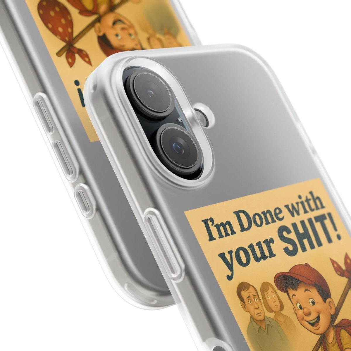 Done With Your Shit – Satirische Handyhülle für coole Kids-Phone Case-True Insights