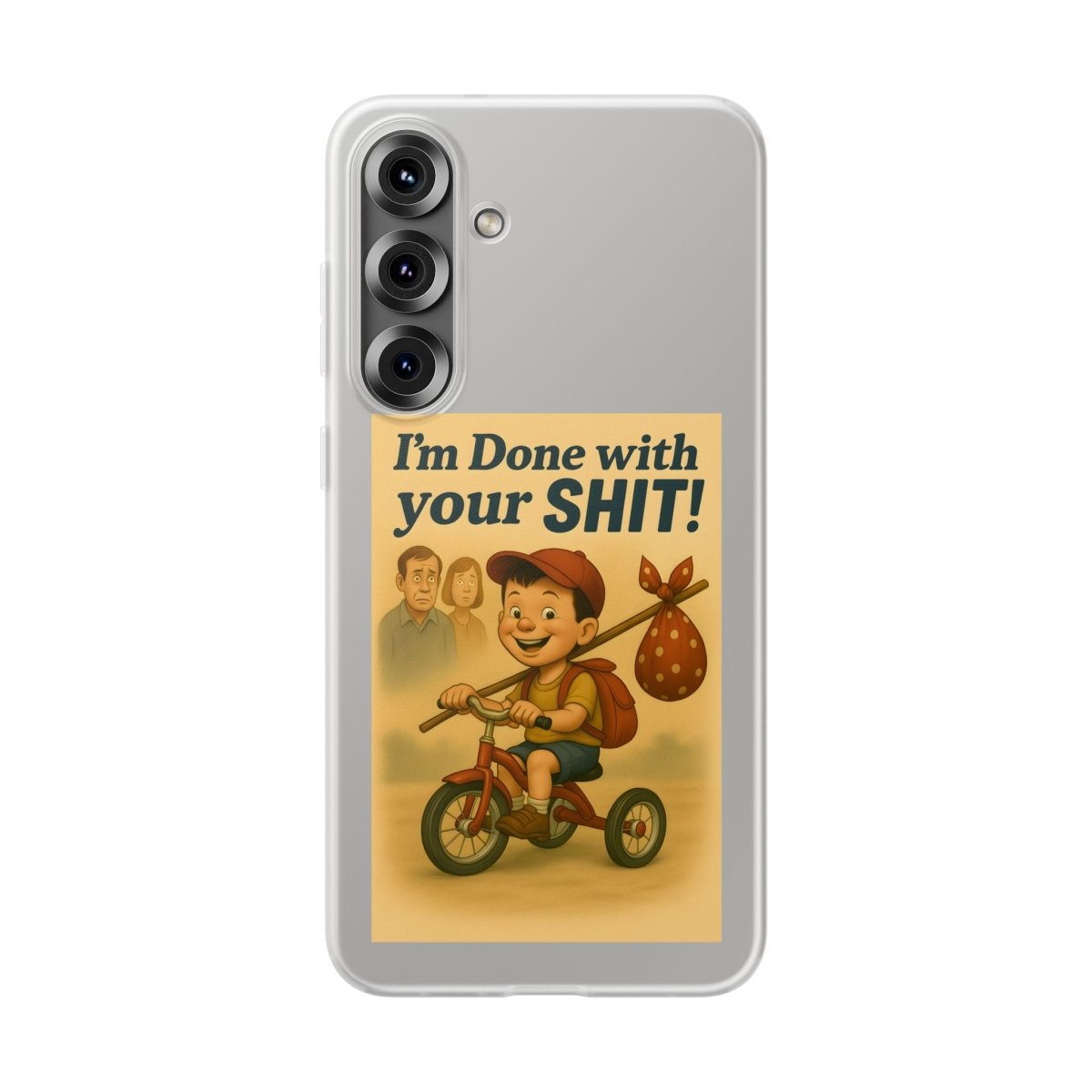Done With Your Shit – Satirische Handyhülle für coole Kids-Phone Case-True Insights