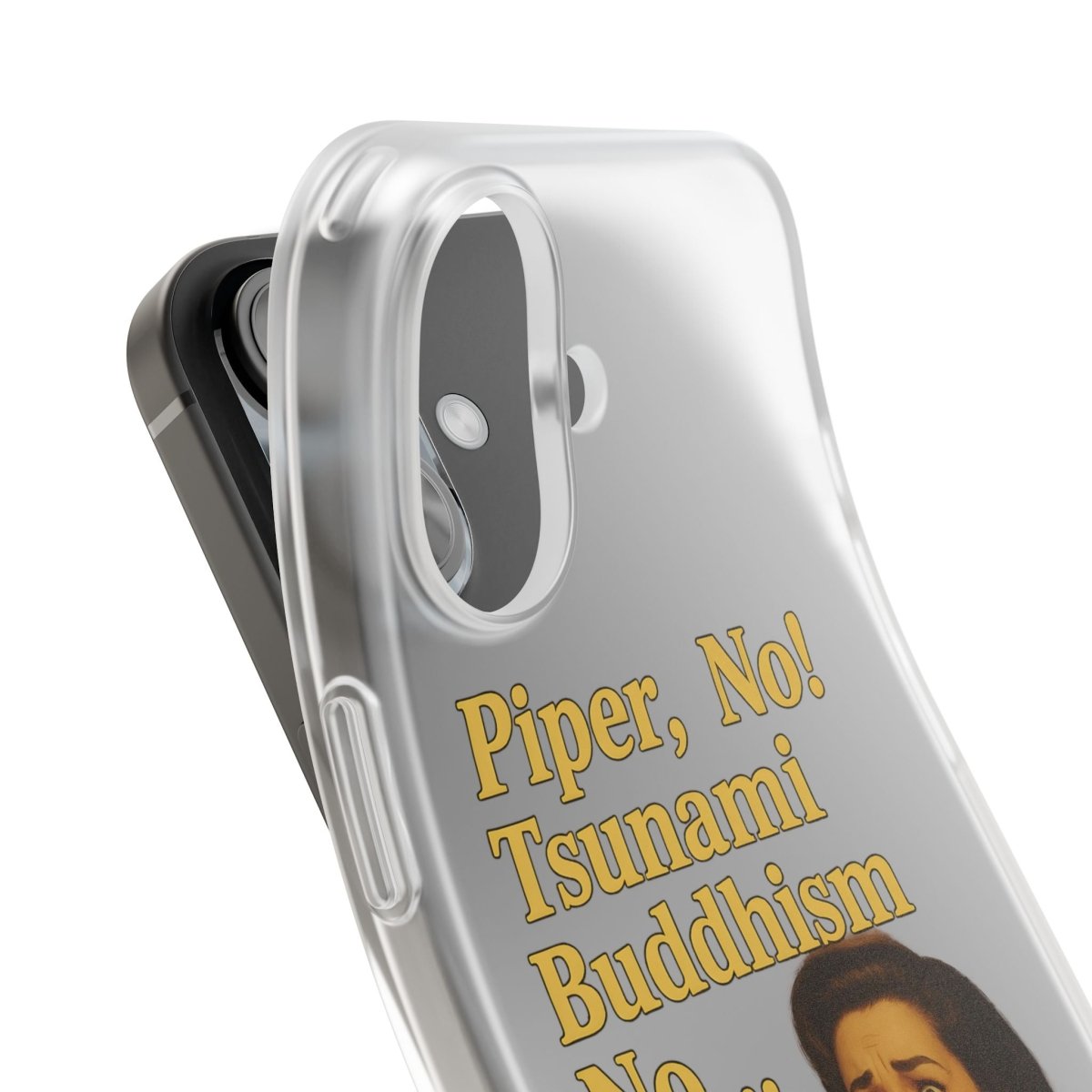 Retro-Drama Handyhülle – „Piper, No! Tsunami Buddhism Nooo“-Phone Case-True Insights