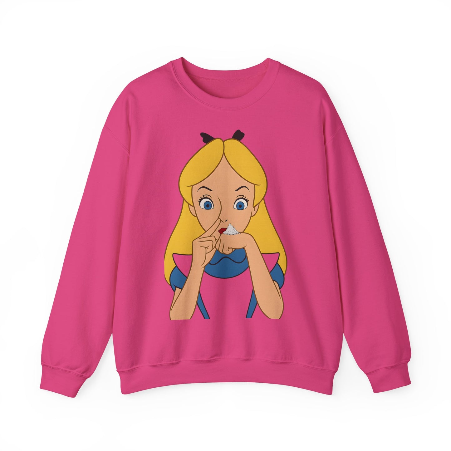 Sweatshirt – Satire Sweatshirt – "Alice im Rausch" Pop-Art Design | True Insights Design mit Humor