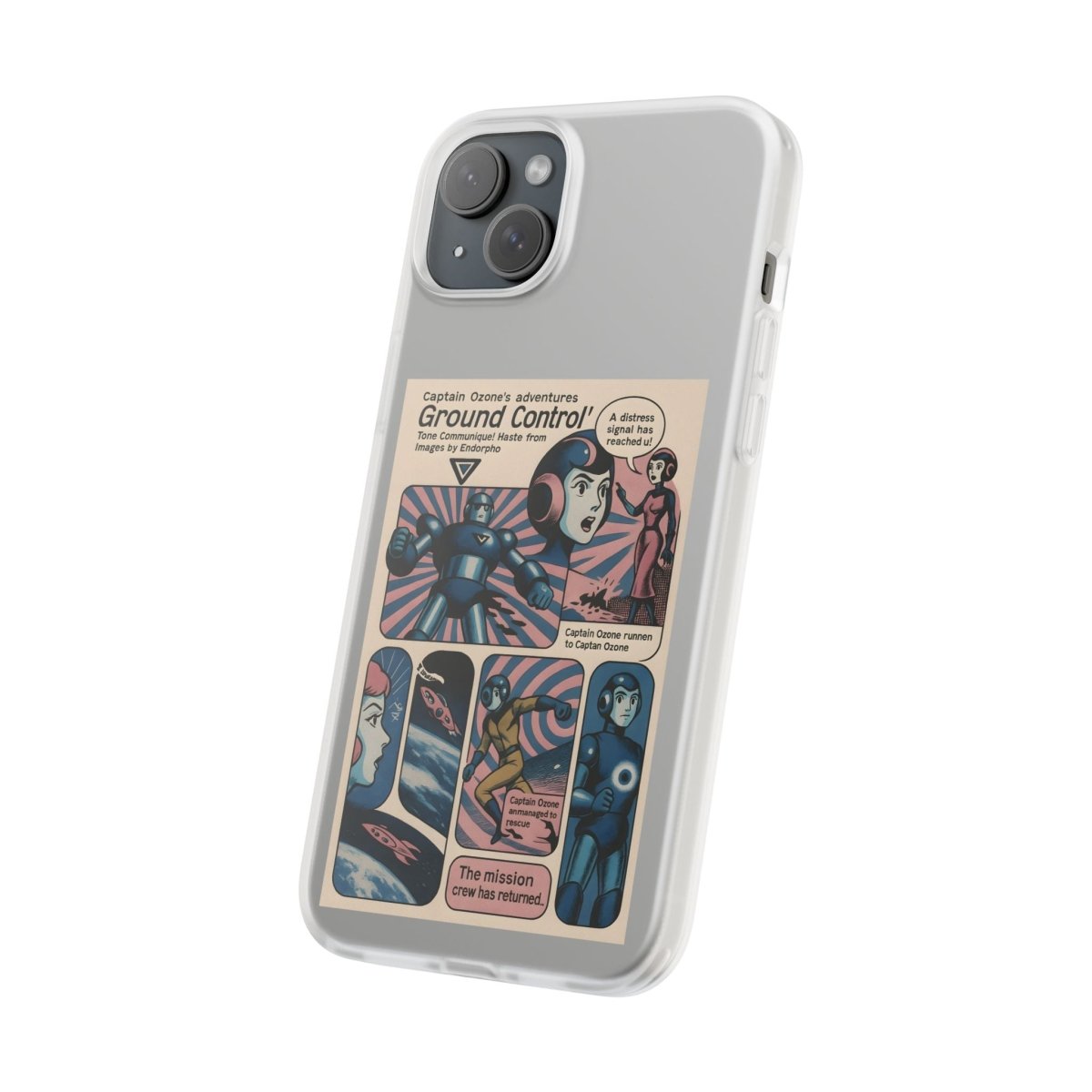 Vintage Motiv – Captain Ozone – Retter der Atmosphäre (und deines Handys) | True Insights Design mit Humor