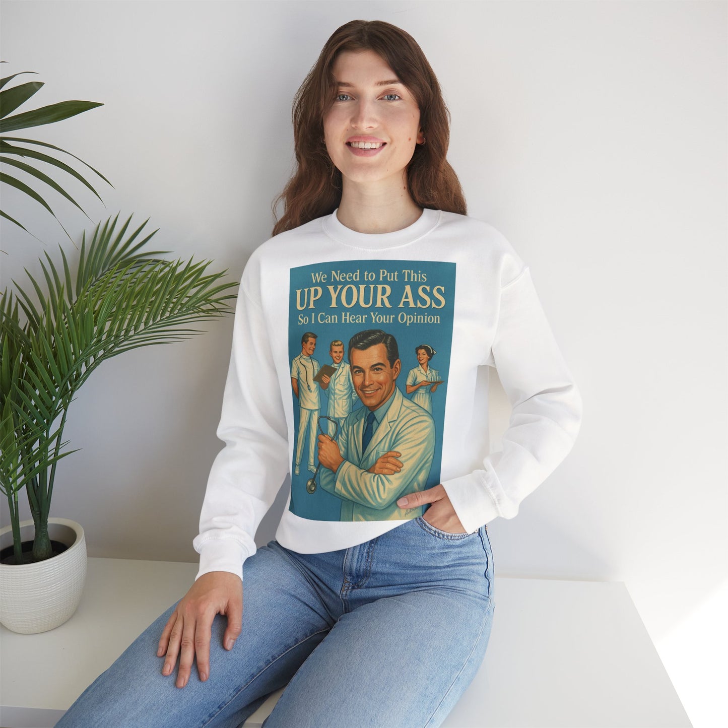 Sweatshirt – Too Pretty for Mondays – Retro Statement Pullover | True Insights Design mit Humor