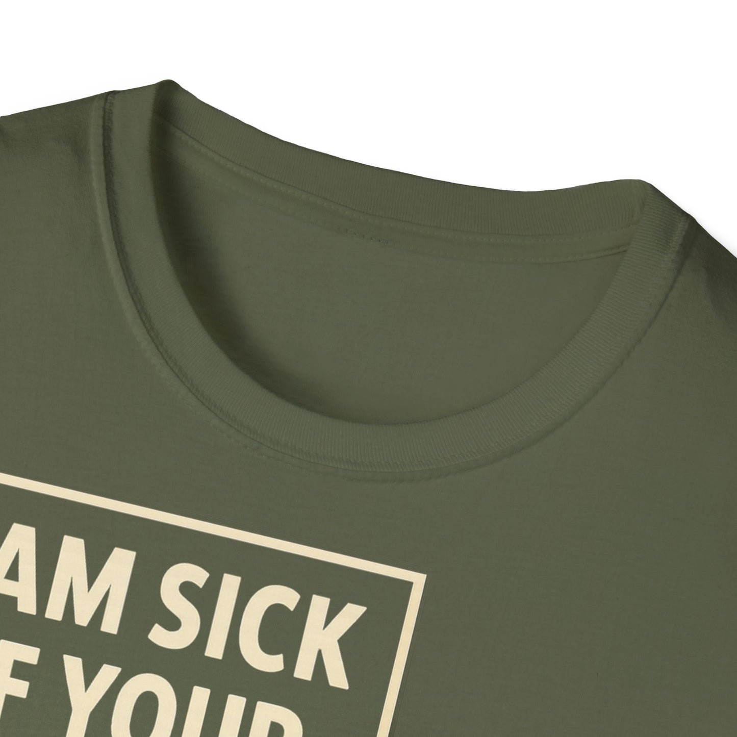 „I Am Sick of Your S*“ – Shirt im Retro-Comic-Look – Freches Satire-Design für mutige Statements | True Insights