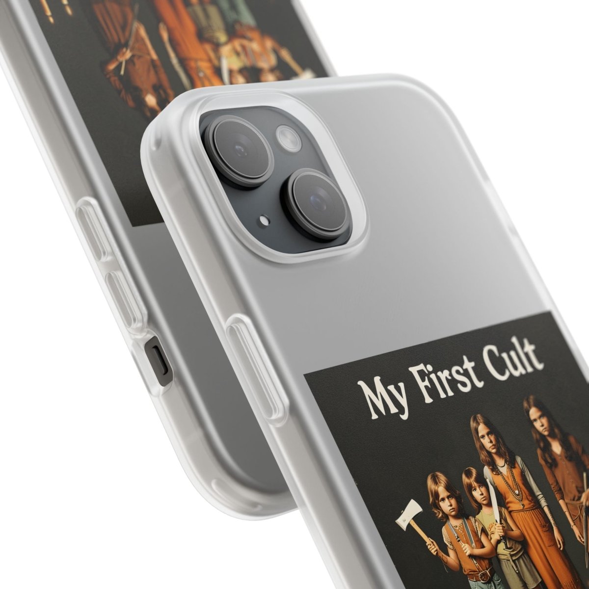 My First Cult – Dark-Aesthetic Handyhülle mit satirischem Kinderkult-Motiv-Phone Case-True Insights