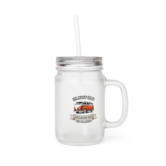 Mason Jar Baujahr 1986 - I'm Not Old I'm Classic - Retro Bus 40. Geburtstag Geschenk