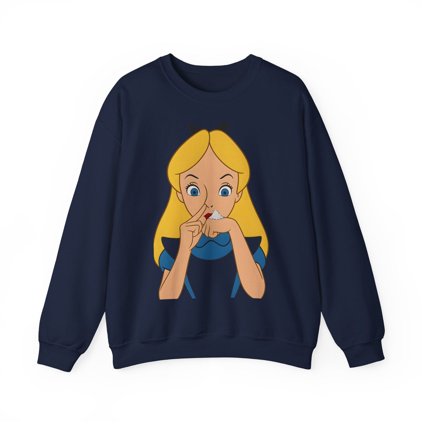 Sweatshirt – Satire Sweatshirt – "Alice im Rausch" Pop-Art Design | True Insights Design mit Humor