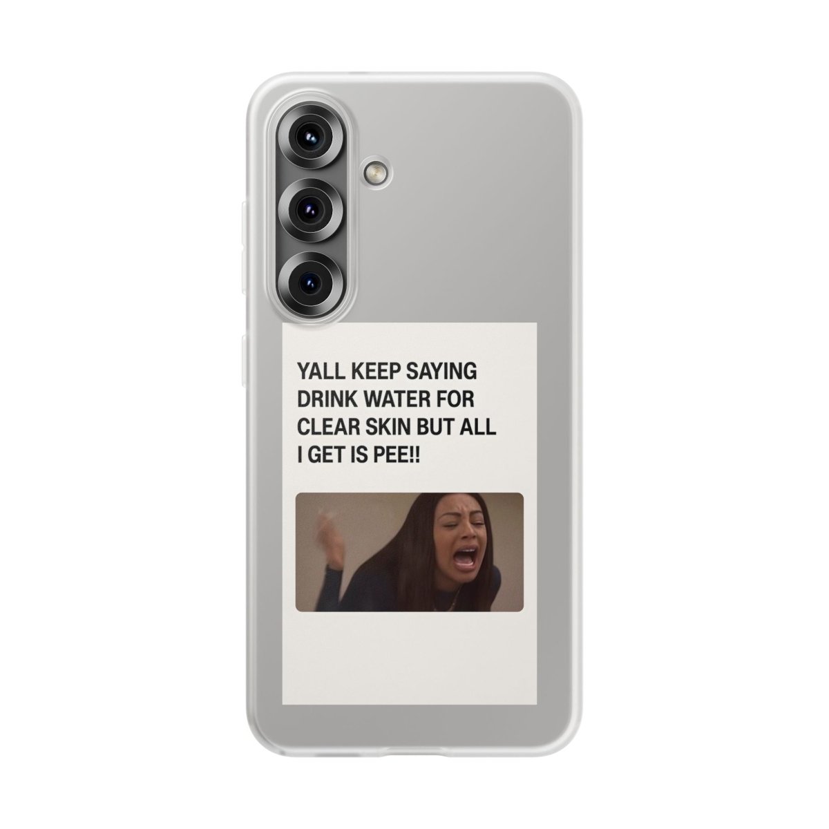 Drink Water, Pee – Handyhülle mit Flüssigkeit und Philosophie-Phone Case-True Insights