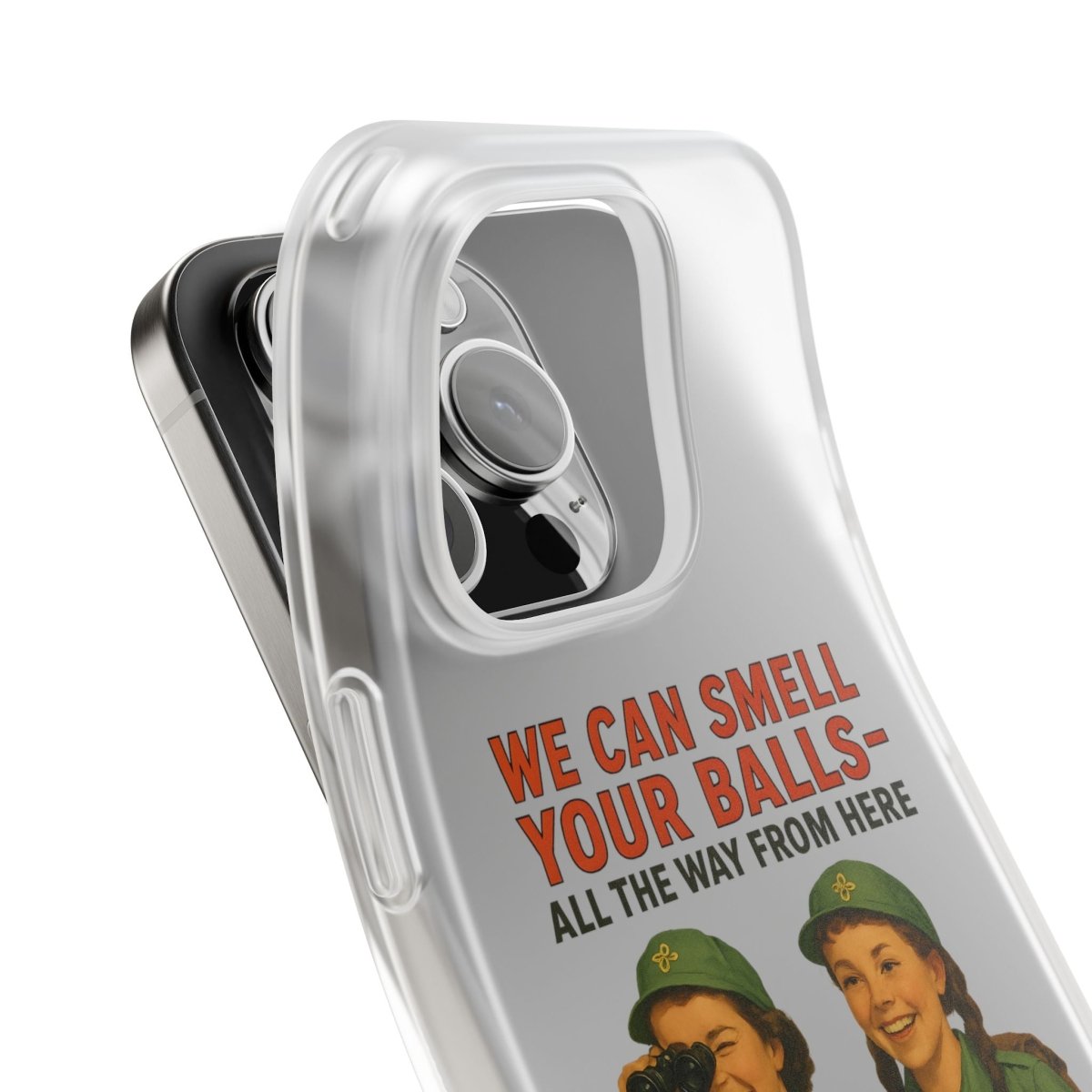 We Can Smell Your Balls – Satirische Handyhülle im Retro-50s-Stil-Phone Case-True Insights