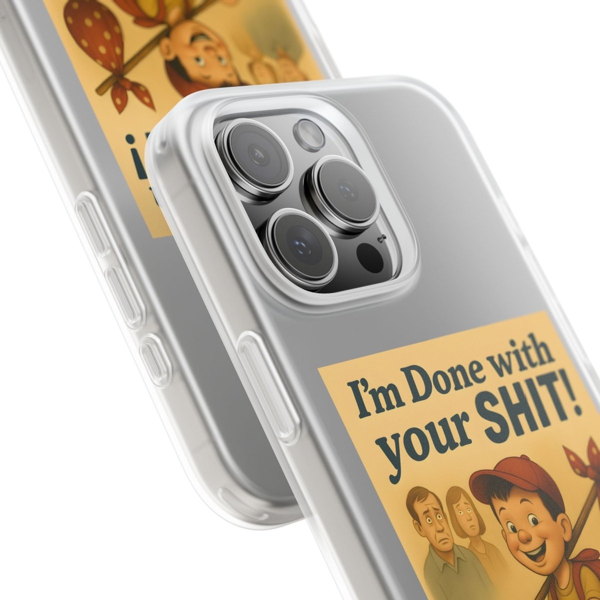 Done With Your Shit – Satirische Handyhülle für coole Kids-Phone Case-True Insights