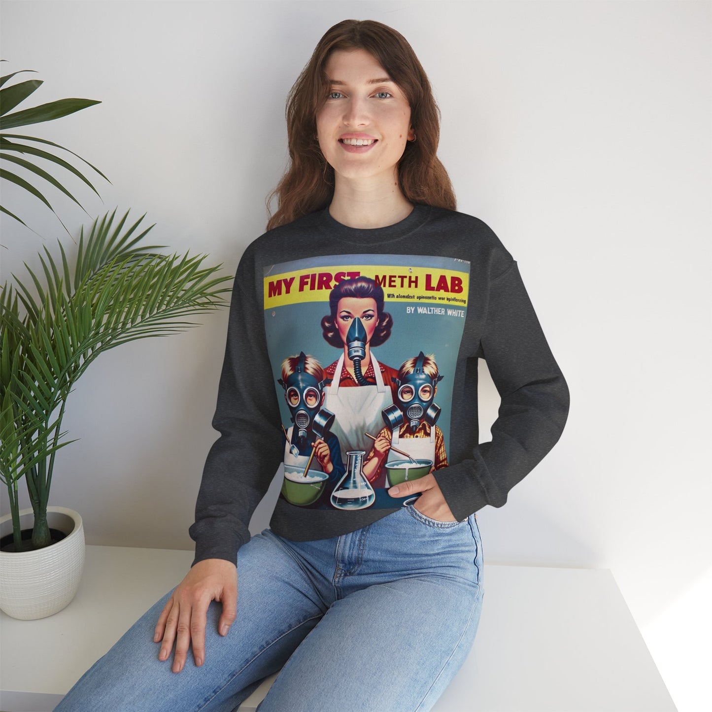 Sweatshirt – My First Meth Lab Sweatshirt | Lustiger Retro Pullover mit Satire-Print | Geschenk für Breaking Bad Fans & Dark Humor Lover | True Insights Design mit Humor