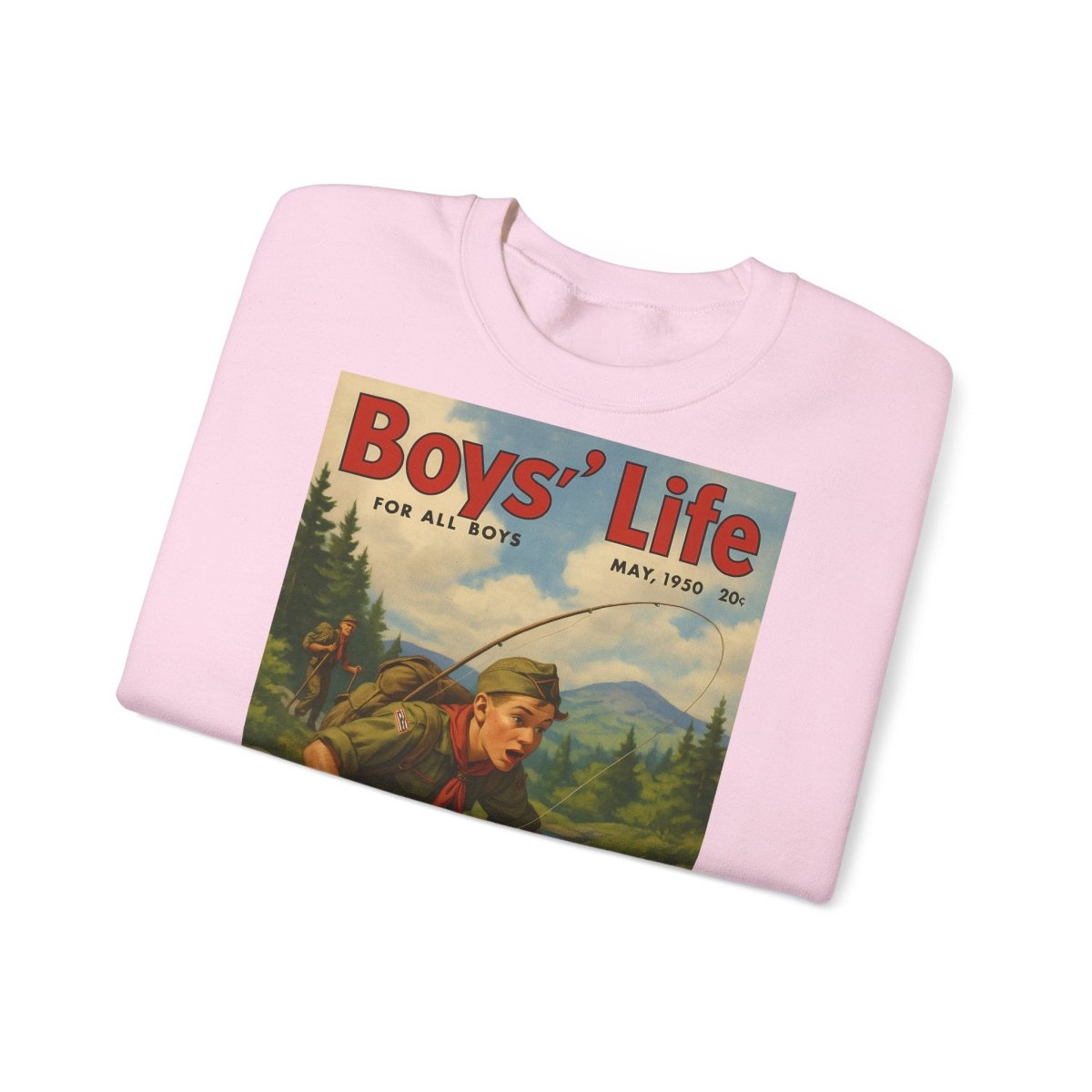 Vintage Motiv – Vintage „Boys’ Life“ Sweatshirt – Retro Pfadfinder-Motiv von 1950 | True Insights Design mit Humor