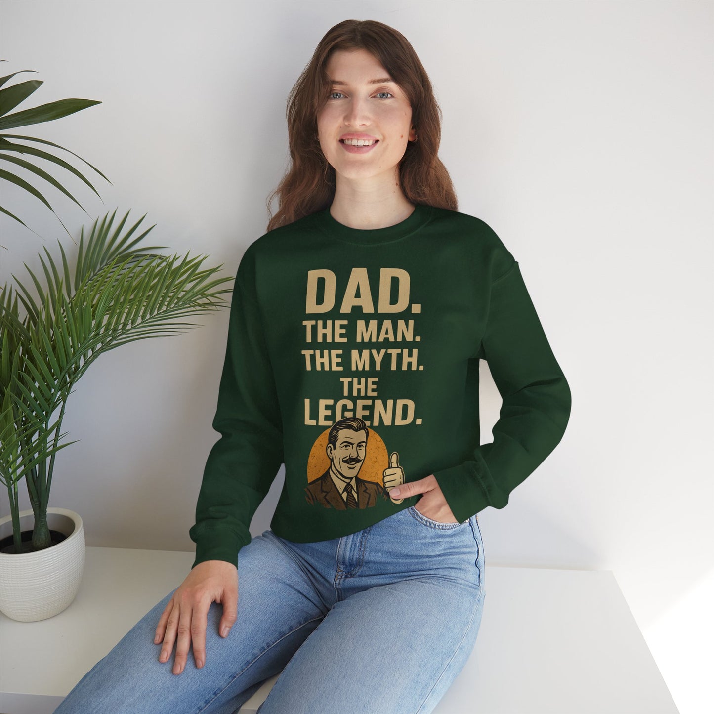 Sweatshirt – DAD. THE MAN. THE MYTH. THE LEGEND. - Sweatshirt für echte Legenden | True Insights Design mit Humor
