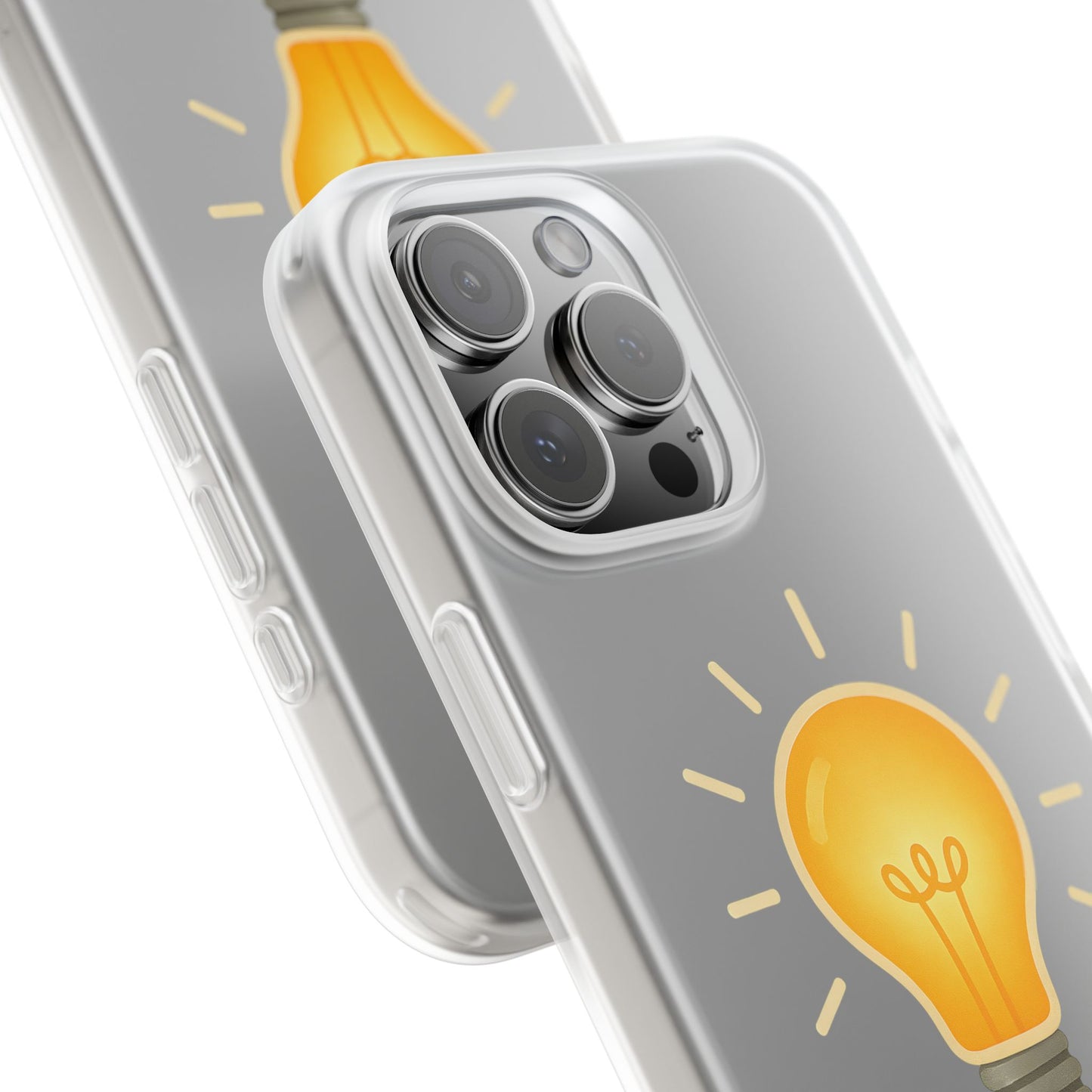 WATT? Handyhülle mit Glühbirnen-Motiv | Lustiger Schutz für Technik-Nerds & Elektrotypen-Phone Case-True Insights