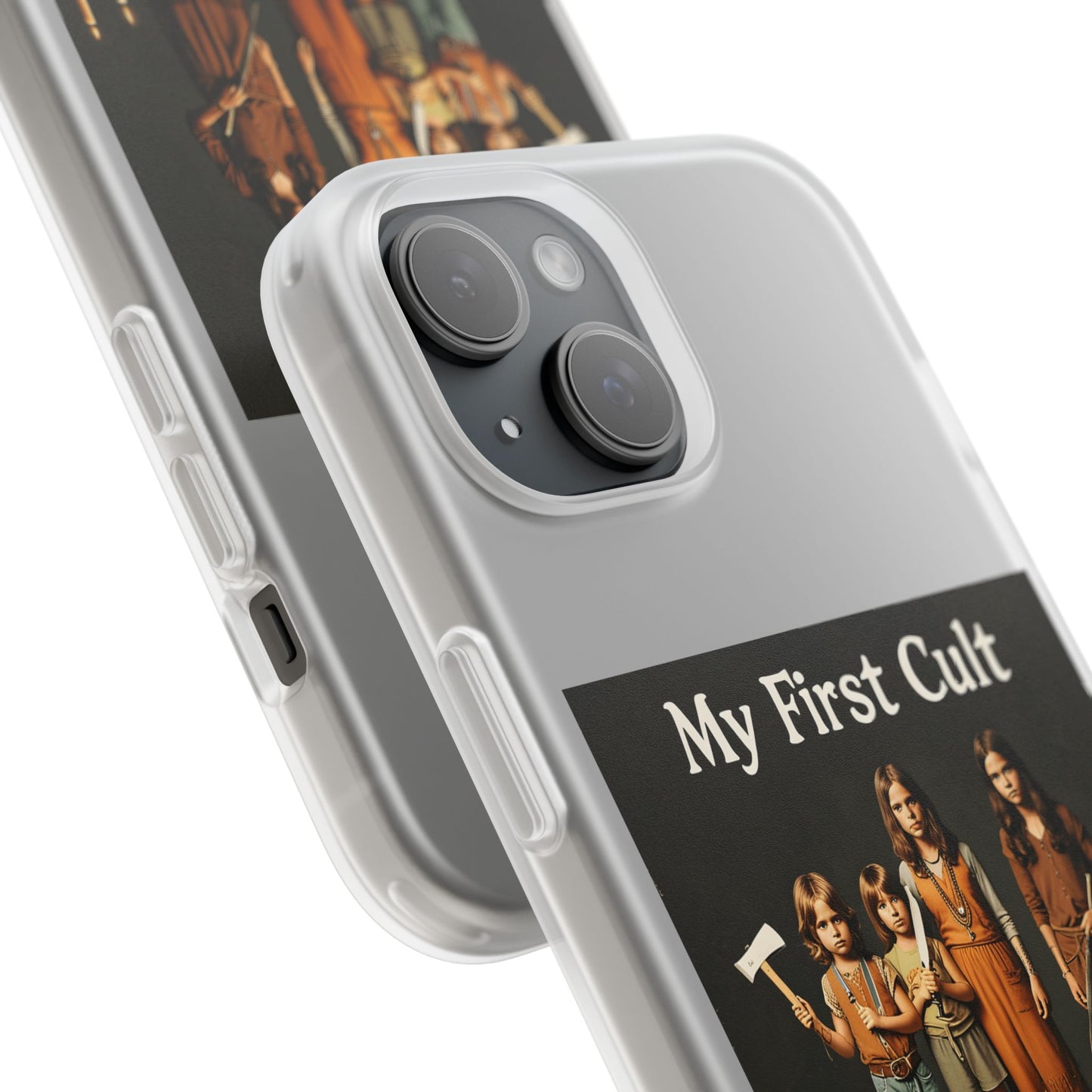 My First Cult – Dark-Aesthetic Handyhülle mit satirischem Kinderkult-Motiv-Phone Case-True Insights
