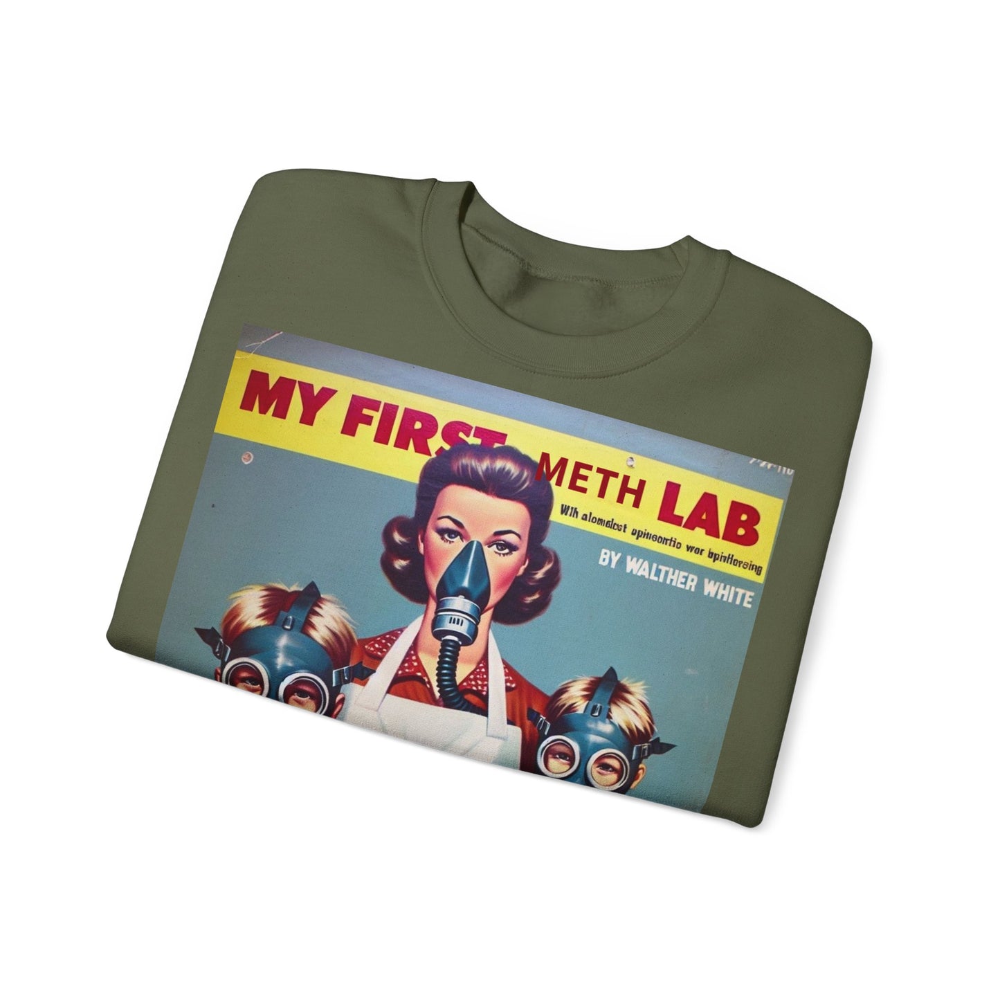 Sweatshirt – My First Meth Lab Sweatshirt | Lustiger Retro Pullover mit Satire-Print | Geschenk für Breaking Bad Fans & Dark Humor Lover | True Insights Design mit Humor