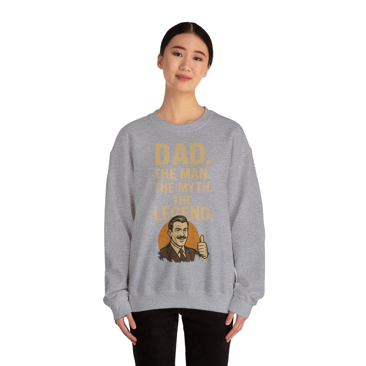 Sweatshirt – DAD. THE MAN. THE MYTH. THE LEGEND. - Sweatshirt für echte Legenden | True Insights Design mit Humor