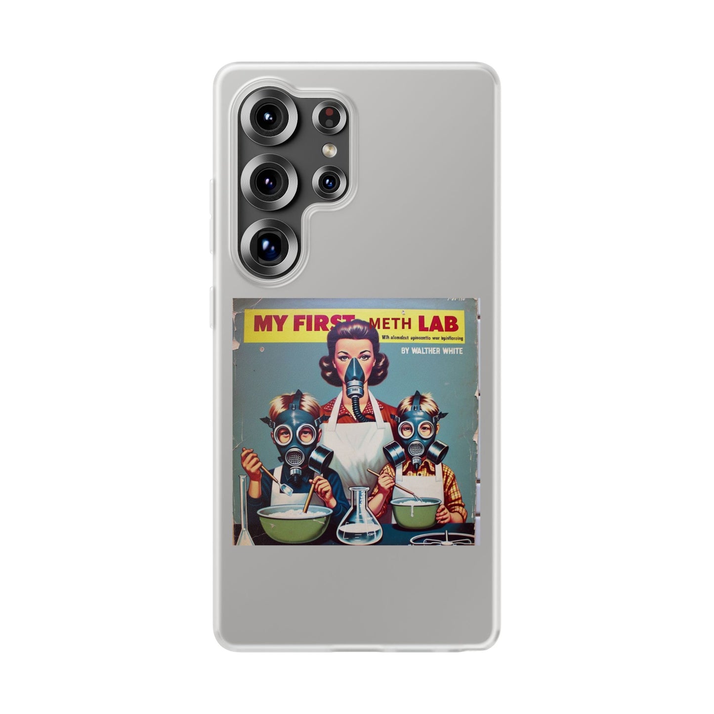„My First Meth Lab“ Handyhülle – Schwarzer Humor im Retro-Look-Phone Case-True Insights