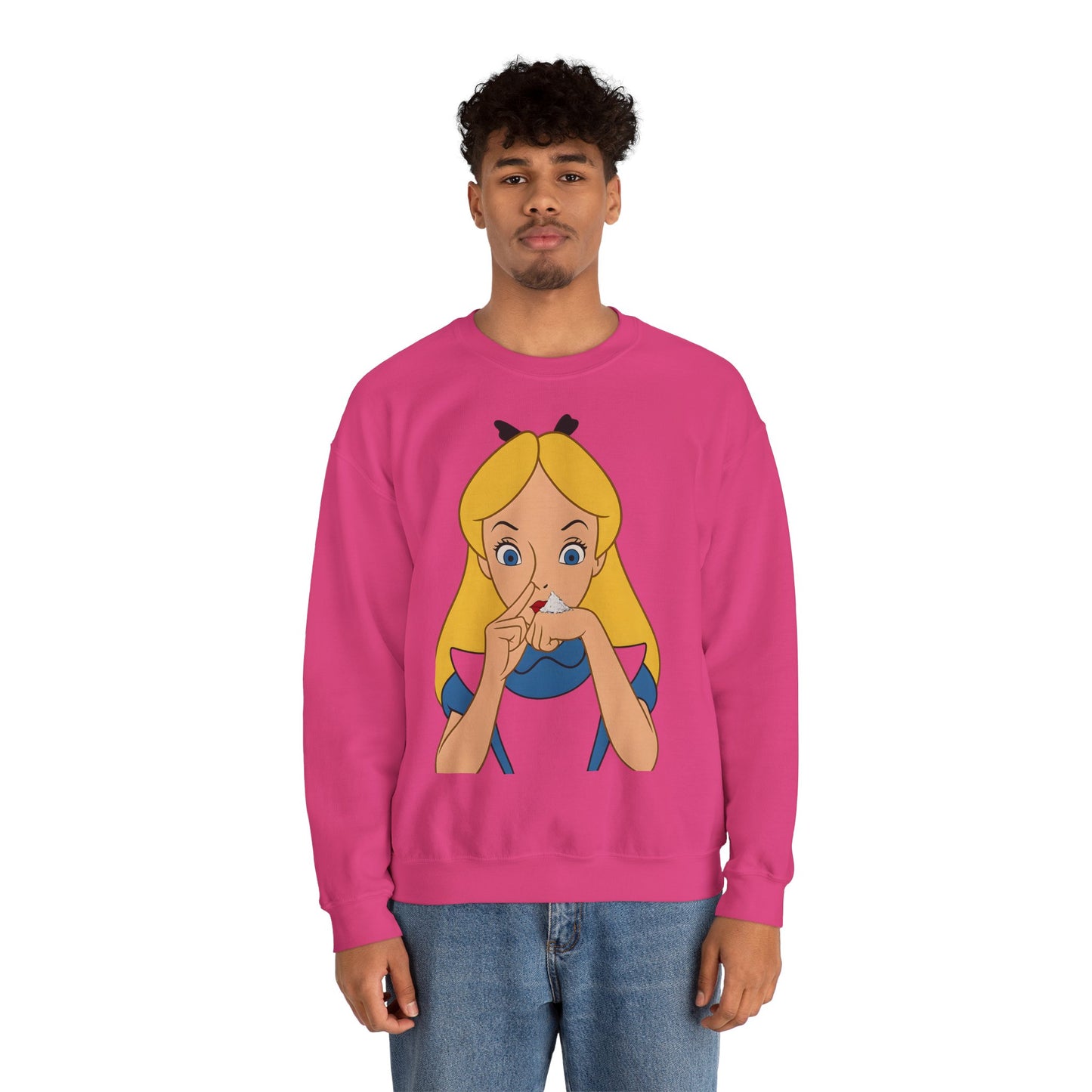 Sweatshirt – Satire Sweatshirt – "Alice im Rausch" Pop-Art Design | True Insights Design mit Humor