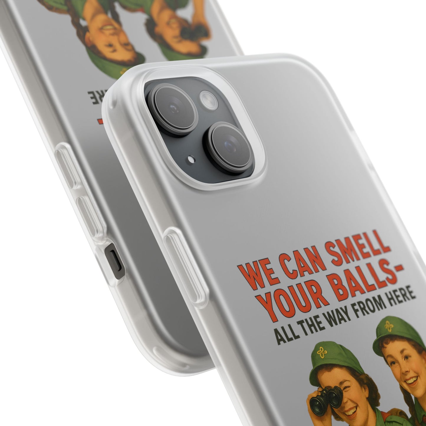 We Can Smell Your Balls – Satirische Handyhülle im Retro-50s-Stil-Phone Case-True Insights
