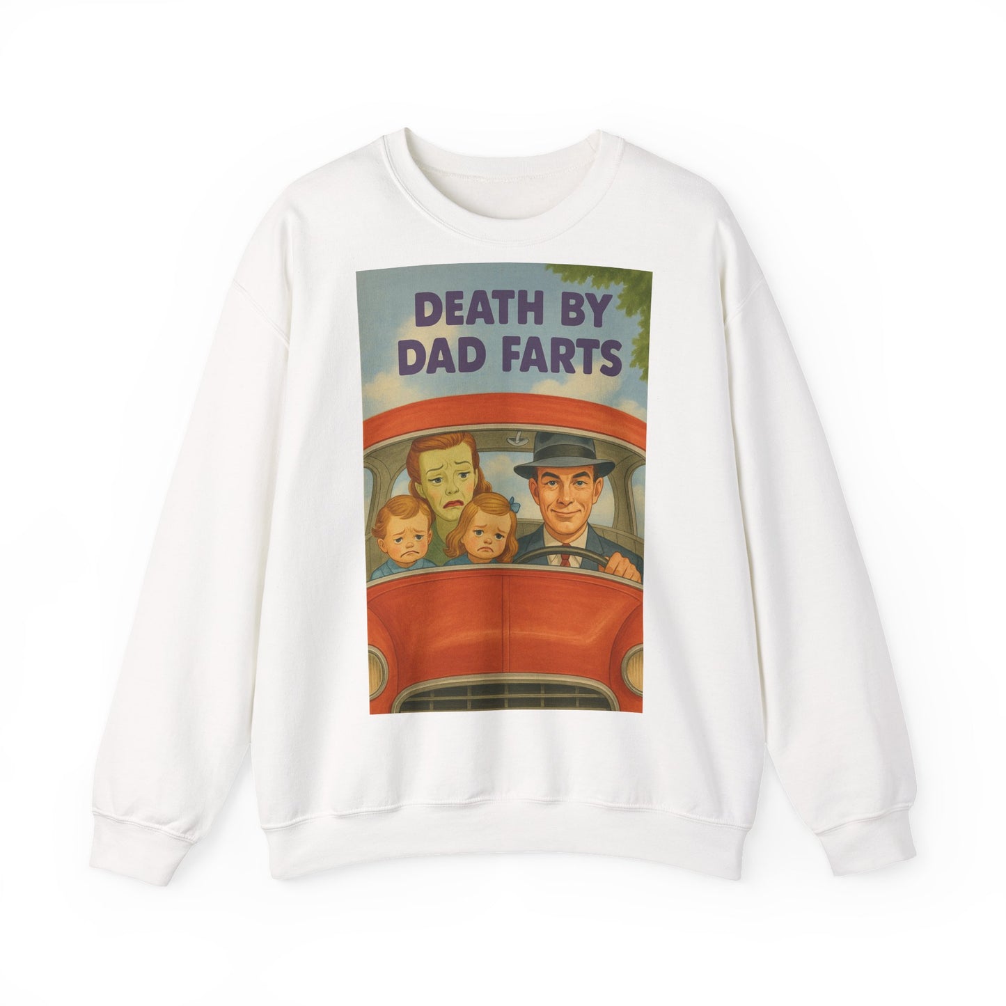 Sweatshirt – Dead by Dad Farts Sweatshirt – Lustiges Geschenk für Familien mit Humor | True Insights Design mit Humor